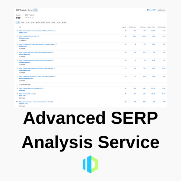 Advanced SERP Analysis Service