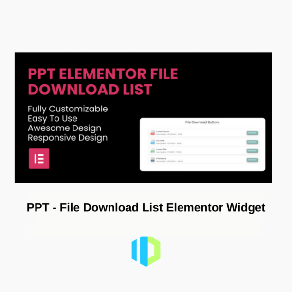 PPT - File Download List Elementor Widget